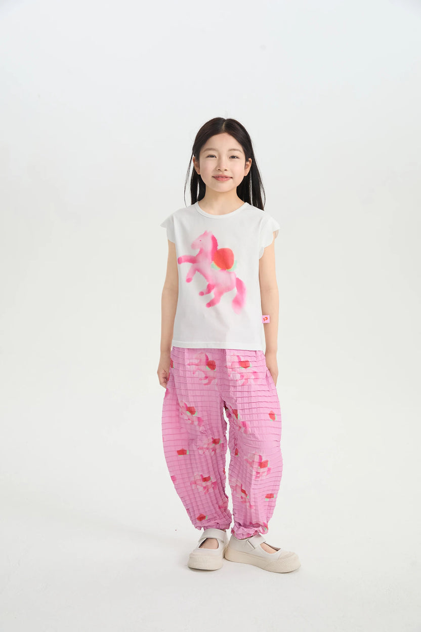 Pony Duang Duang Pleated Pants by Poco Blush, image 4