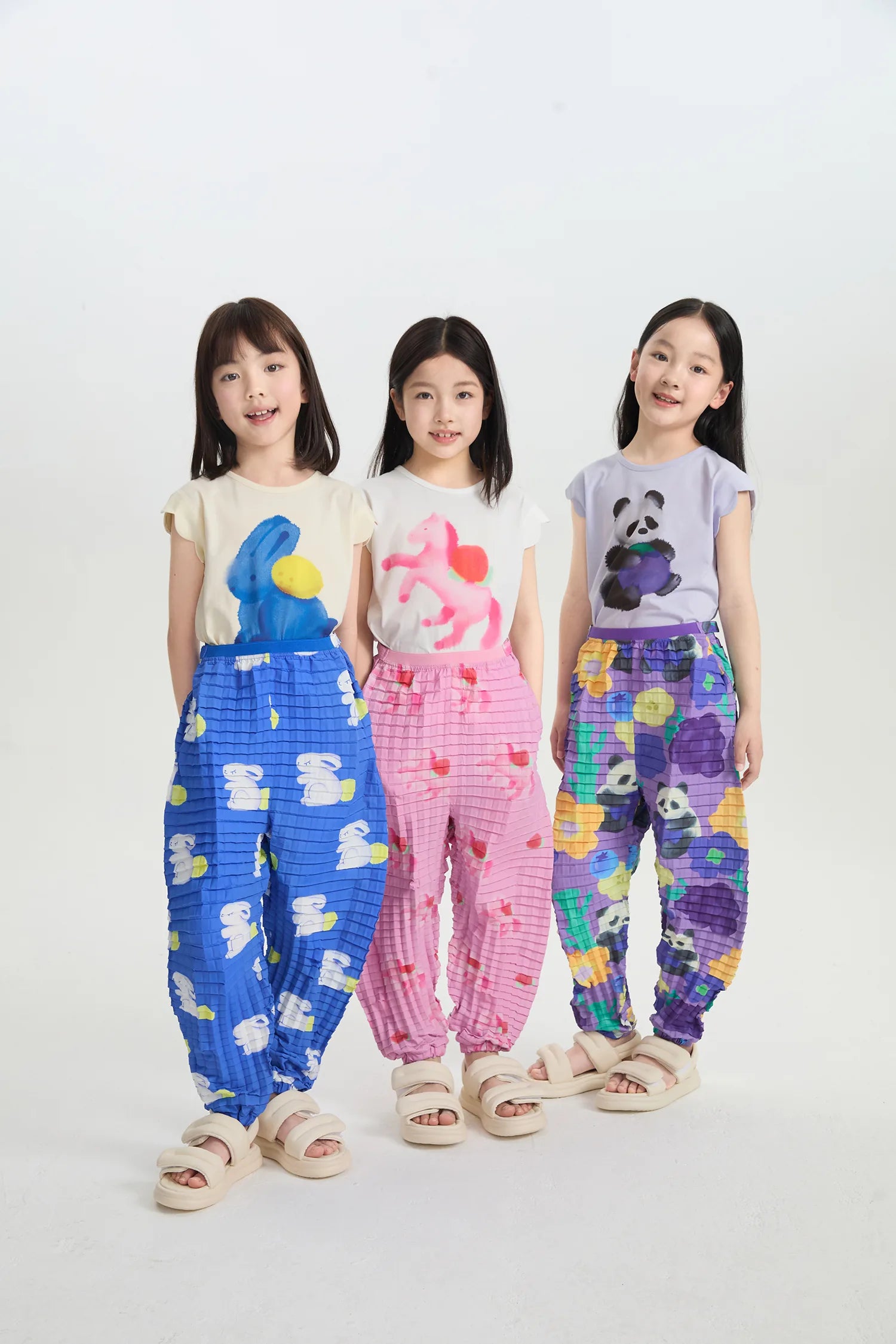 Pony Duang Duang Pleated Pants by Poco Blush, image 9