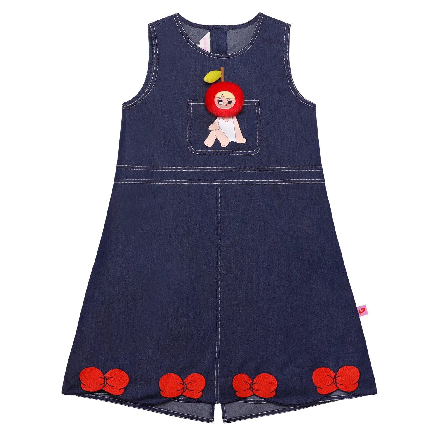 Little Witch Cape Embroidered Dress by Poco Blush