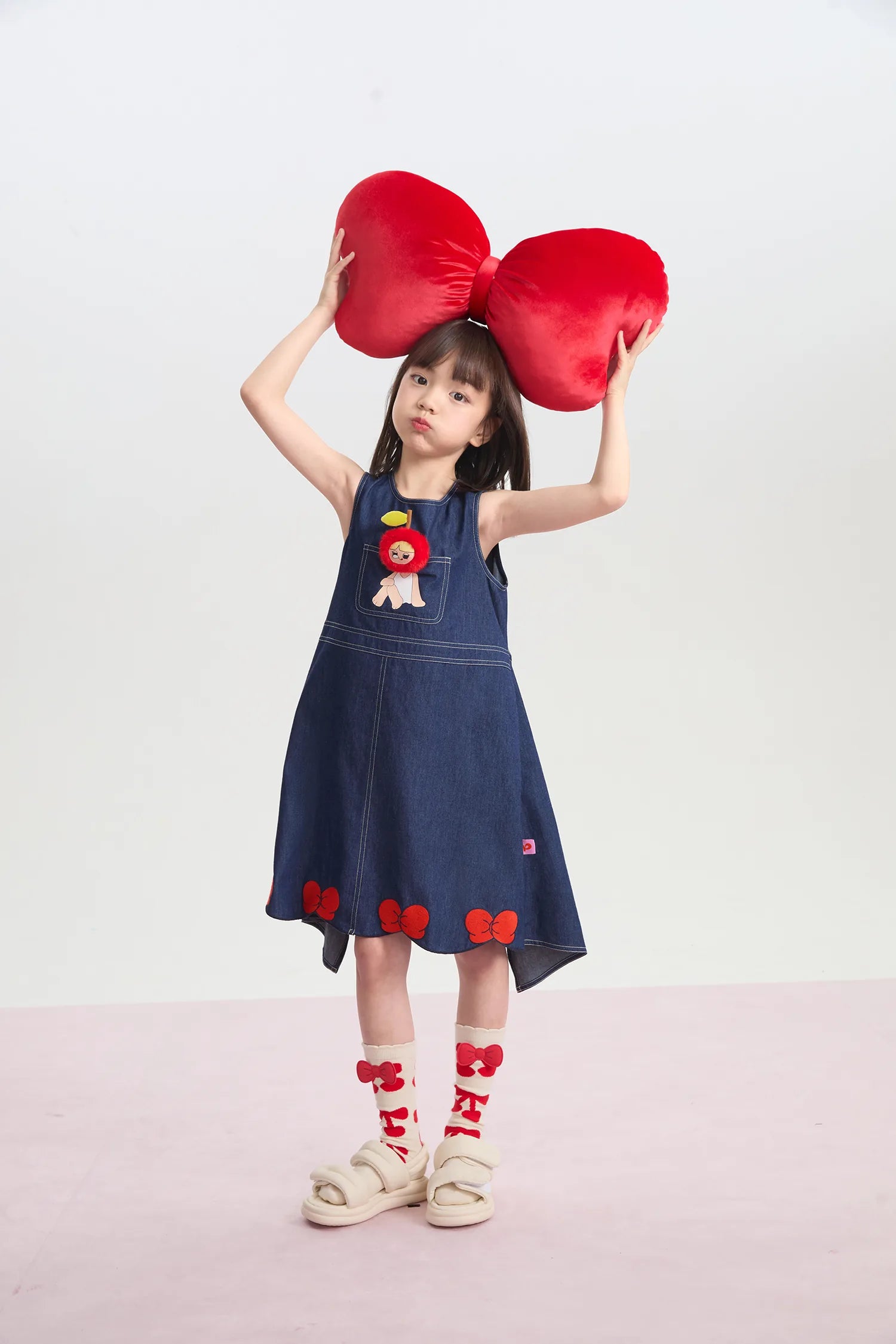 Little Witch Cape Embroidered Dress by Poco Blush, image 7