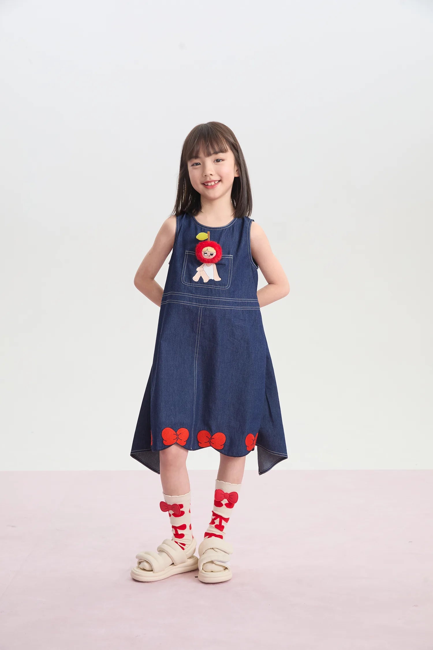 Little Witch Cape Embroidered Dress by Poco Blush, image 5