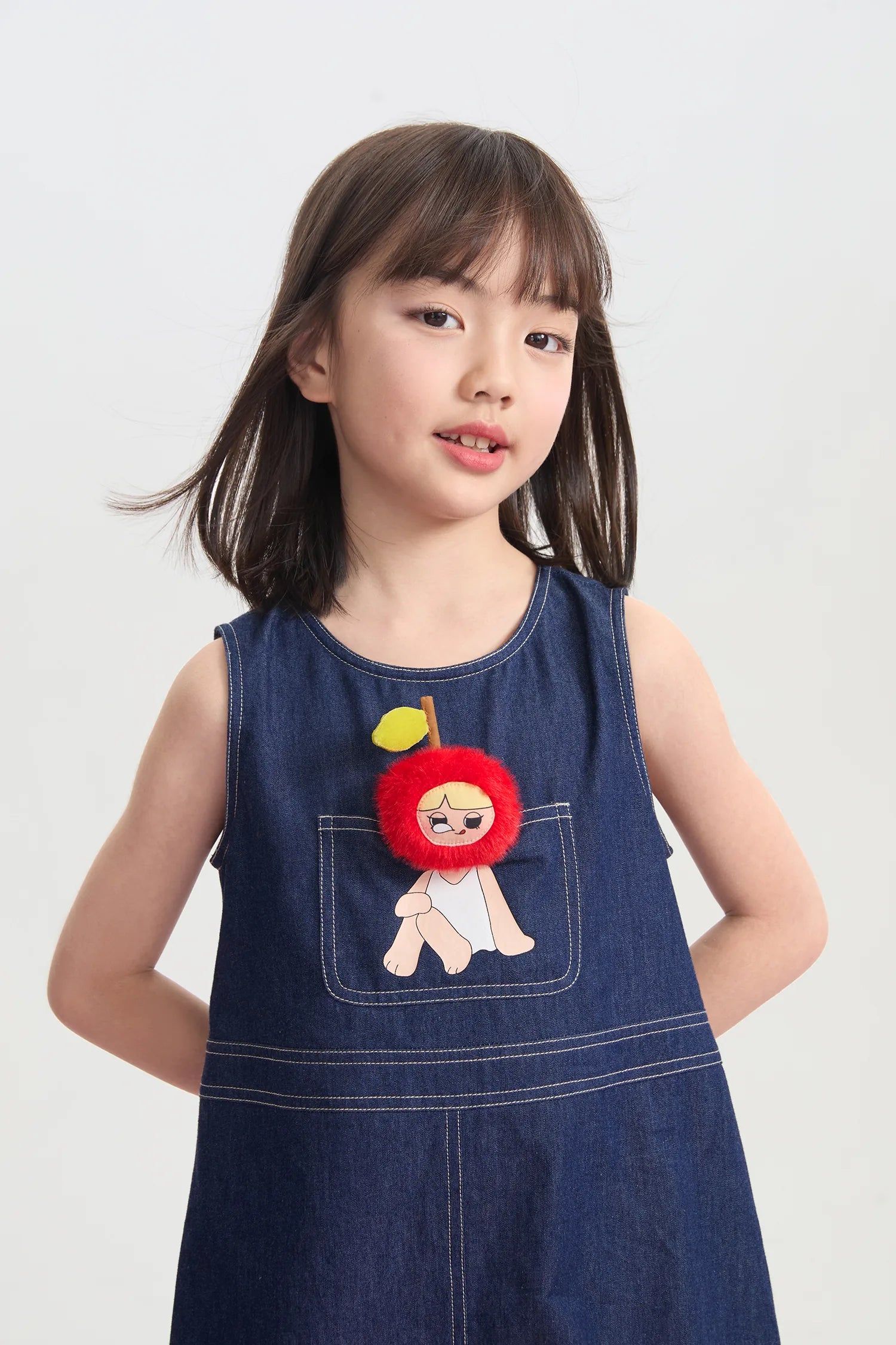 Little Witch Cape Embroidered Dress by Poco Blush, image 2