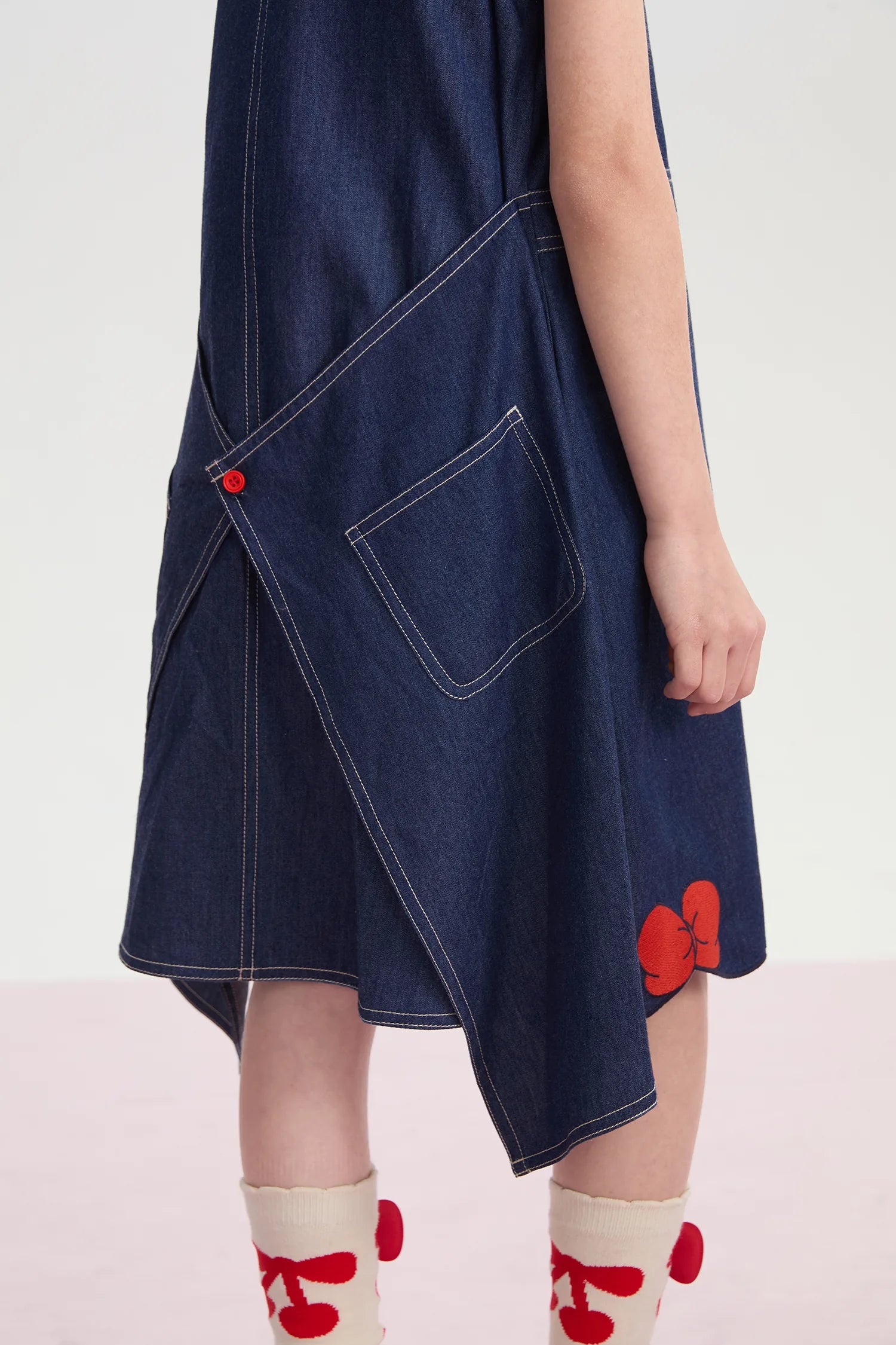 Little Witch Cape Embroidered Dress by Poco Blush, image 4