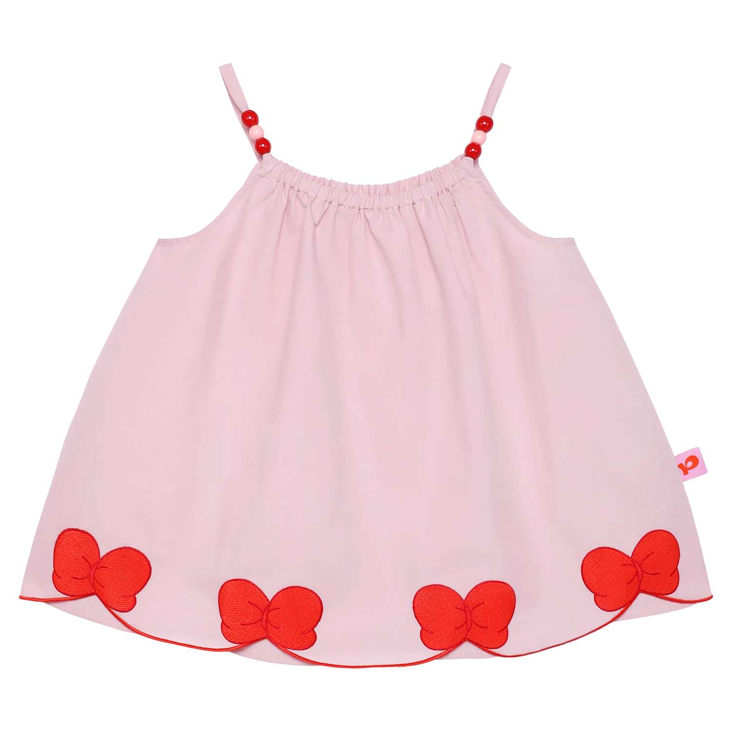 Big Bow Embroidered Camisole Top by Poco Blush, image 2