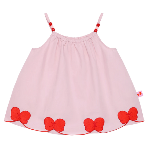 Big Bow Embroidered Camisole Top by Poco Blush, image 2
