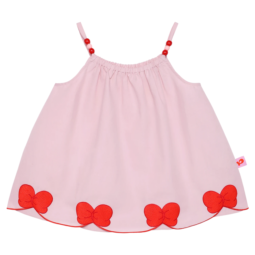 Big Bow Embroidered Camisole Top by Poco Blush, image 2