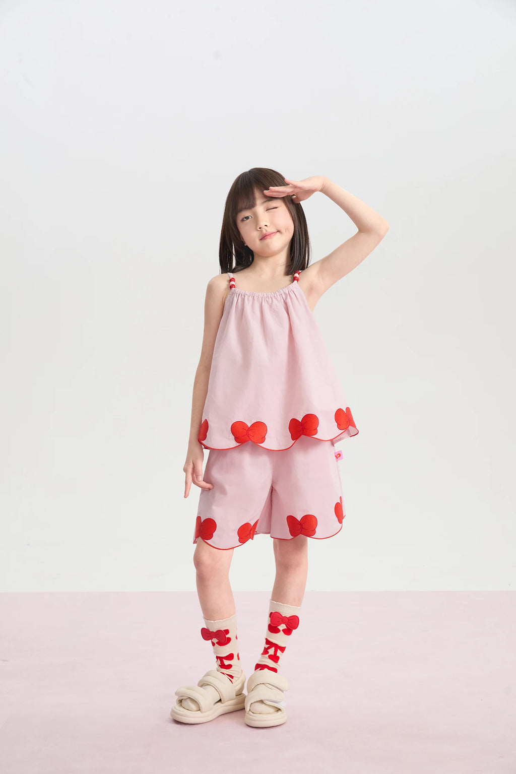 Big Bow Embroidered Camisole Top by Poco Blush, image 6