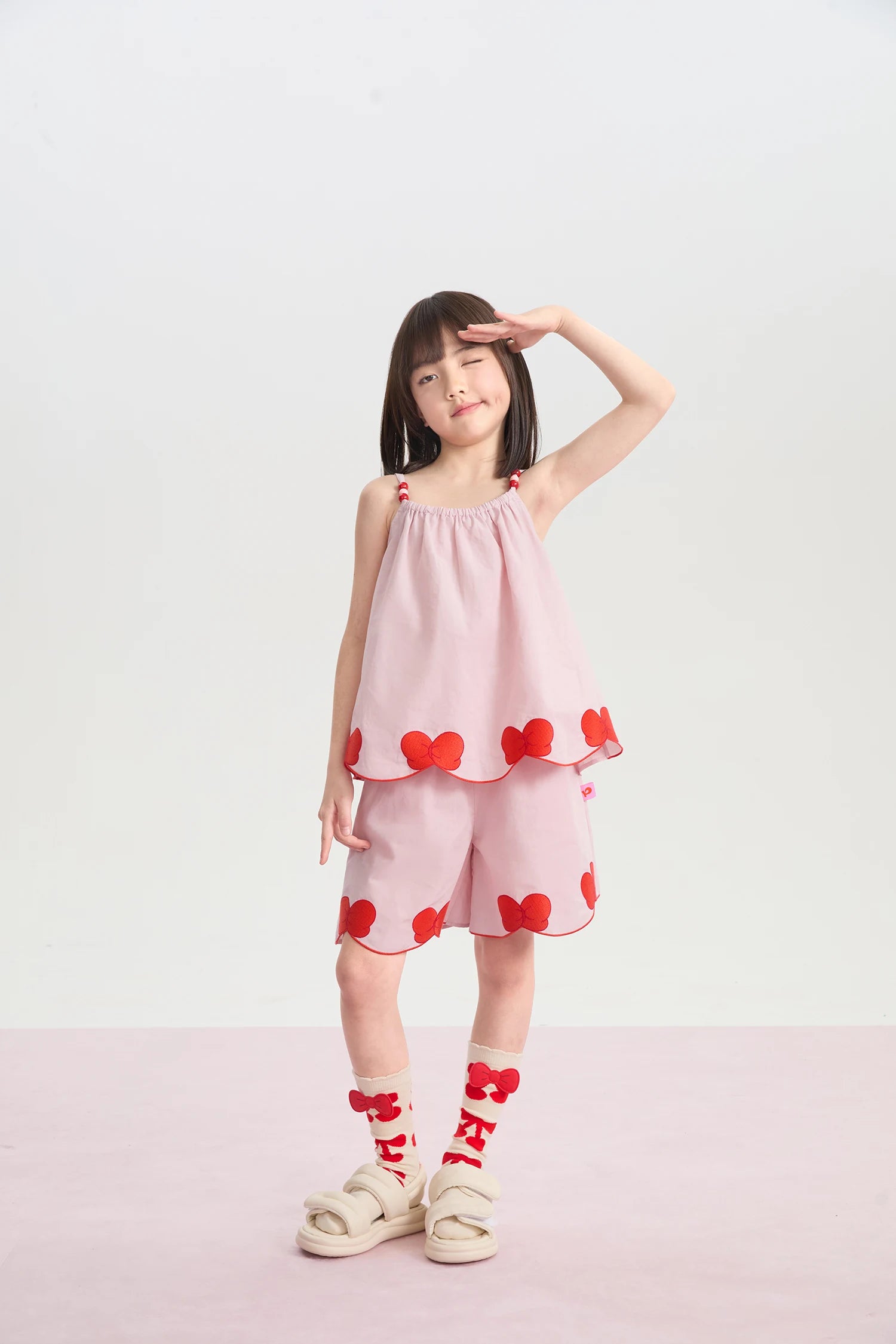 Big Bow Embroidered Camisole Top by Poco Blush, image 6