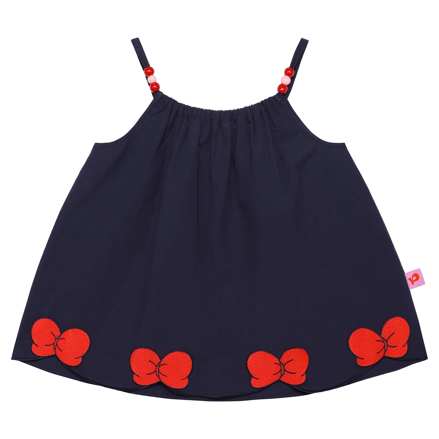 Big Bow Embroidered Camisole Top by Poco Blush