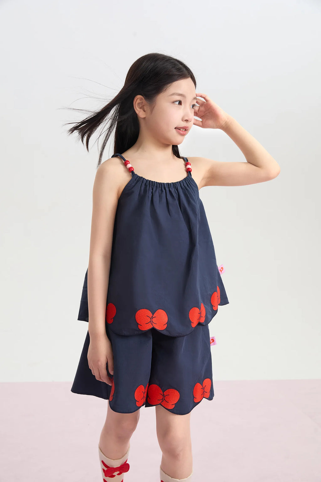 Big Bow Embroidered Camisole Top by Poco Blush, image 7