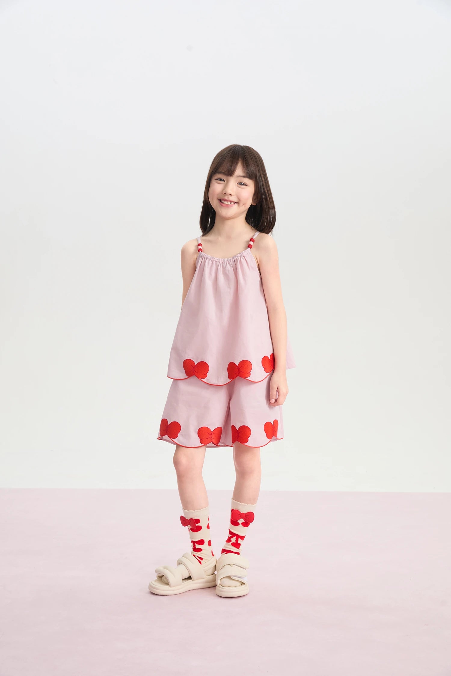 Big Bow Embroidered Shorts by Poco Blush, image 6