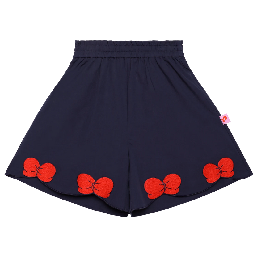 Big Bow Embroidered Shorts by Poco Blush, image 2