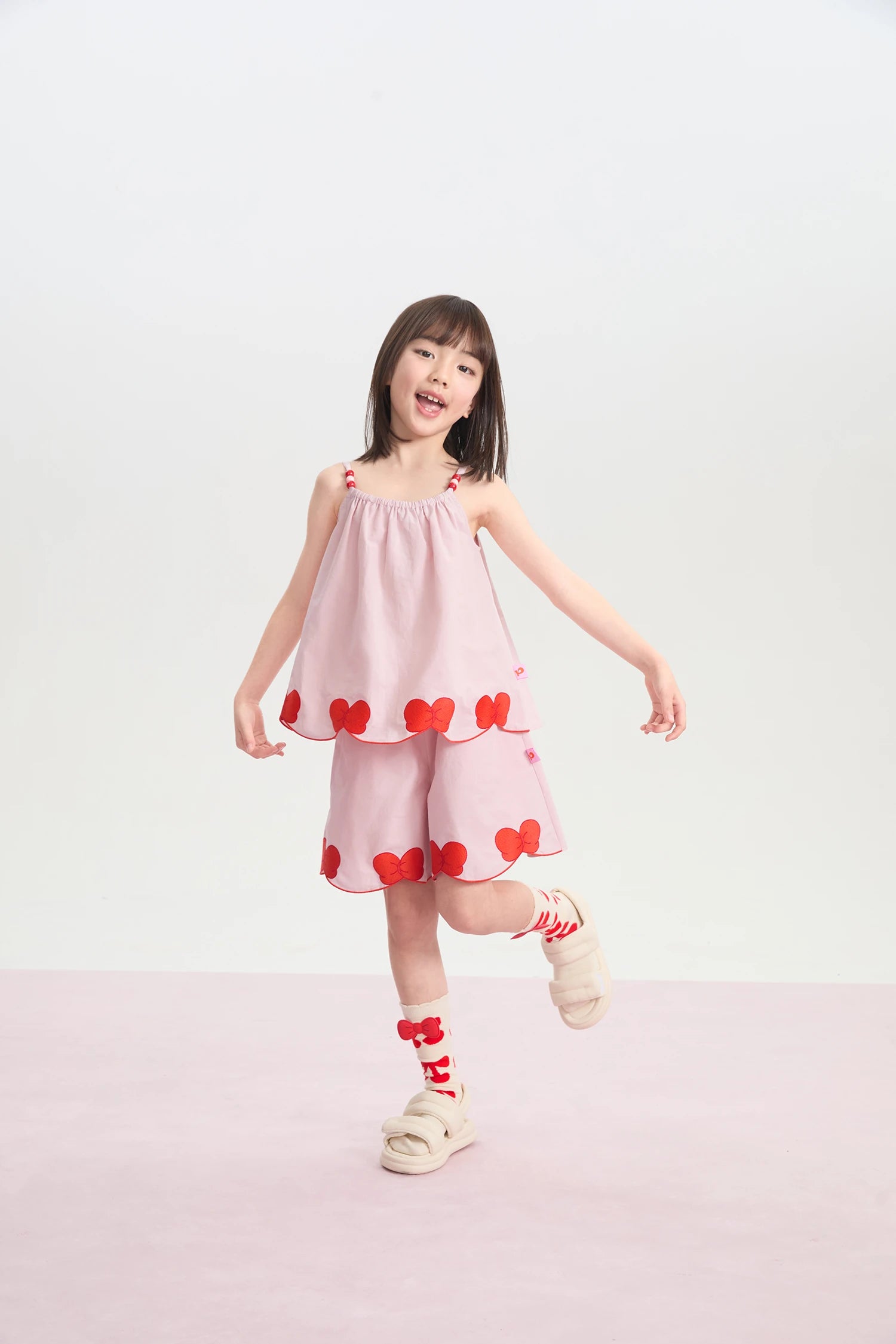 Big Bow Embroidered Shorts by Poco Blush, image 8