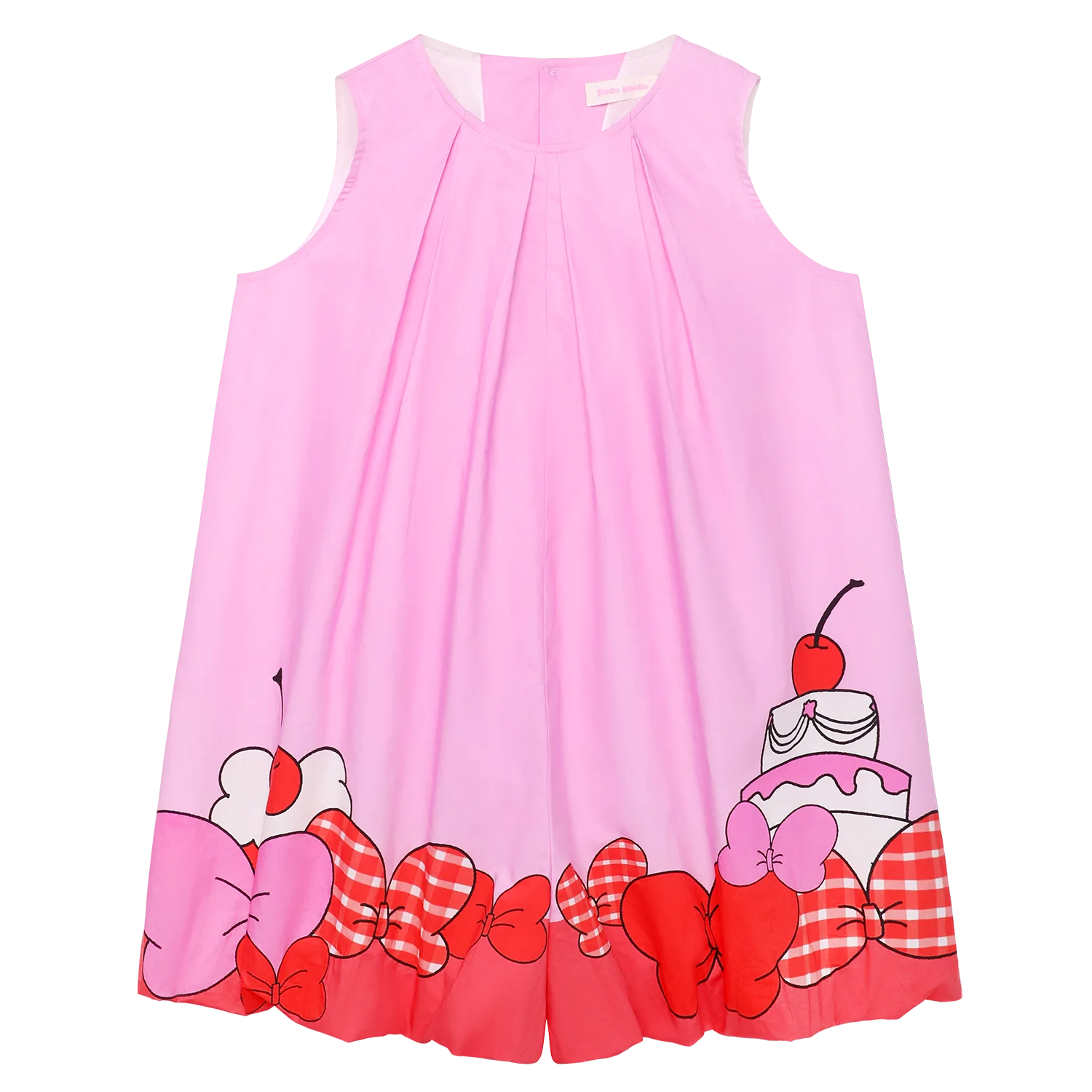 Bow and Cake Romper Skort by Poco Blush