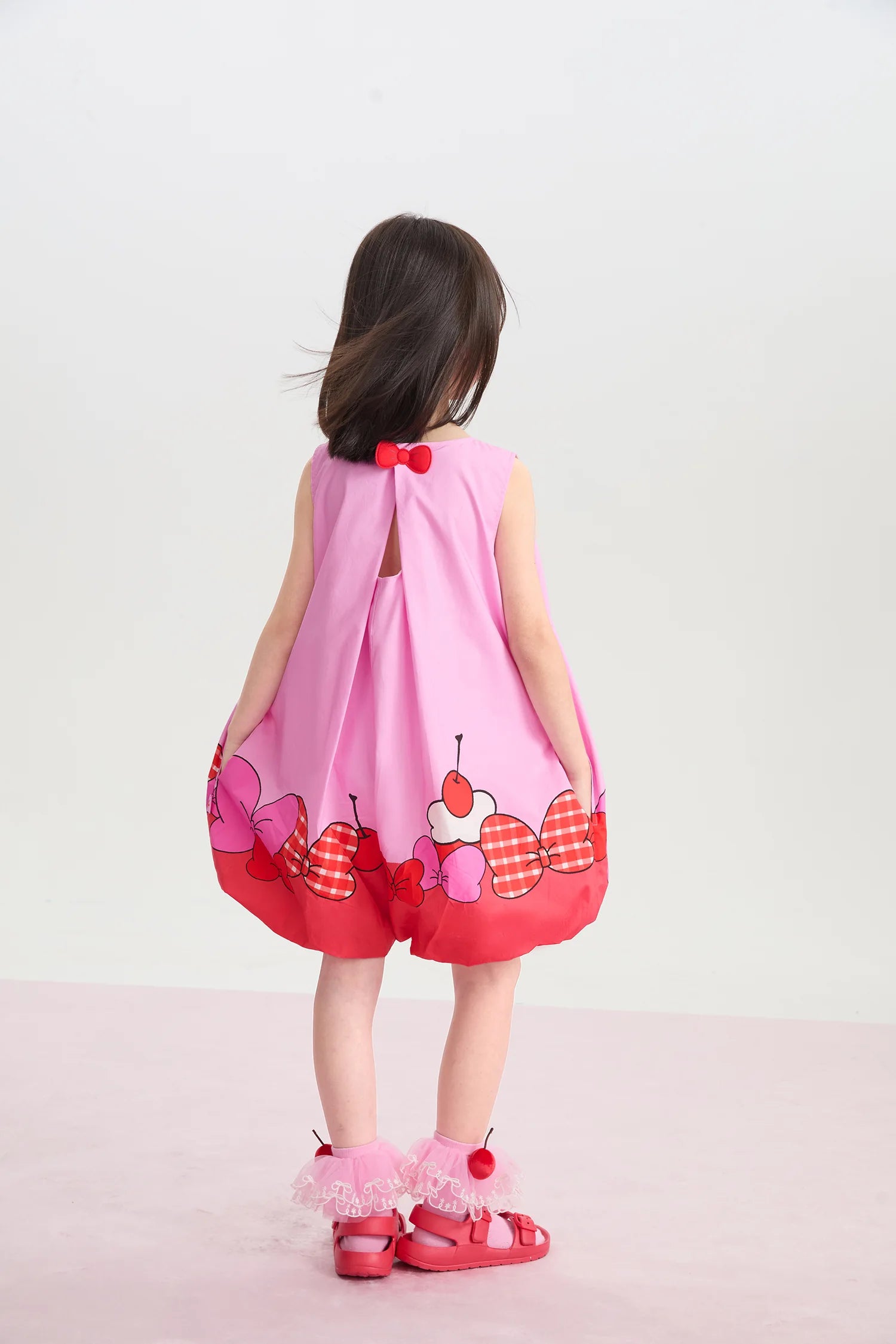 Bow and Cake Romper Skort by Poco Blush, image 7