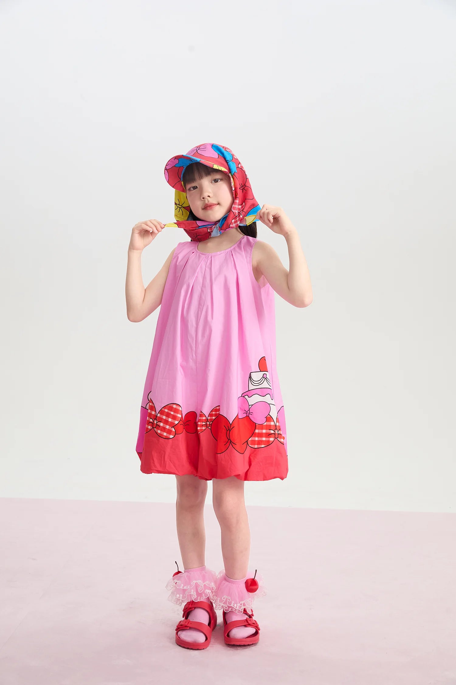 Bow and Cake Romper Skort by Poco Blush, image 11
