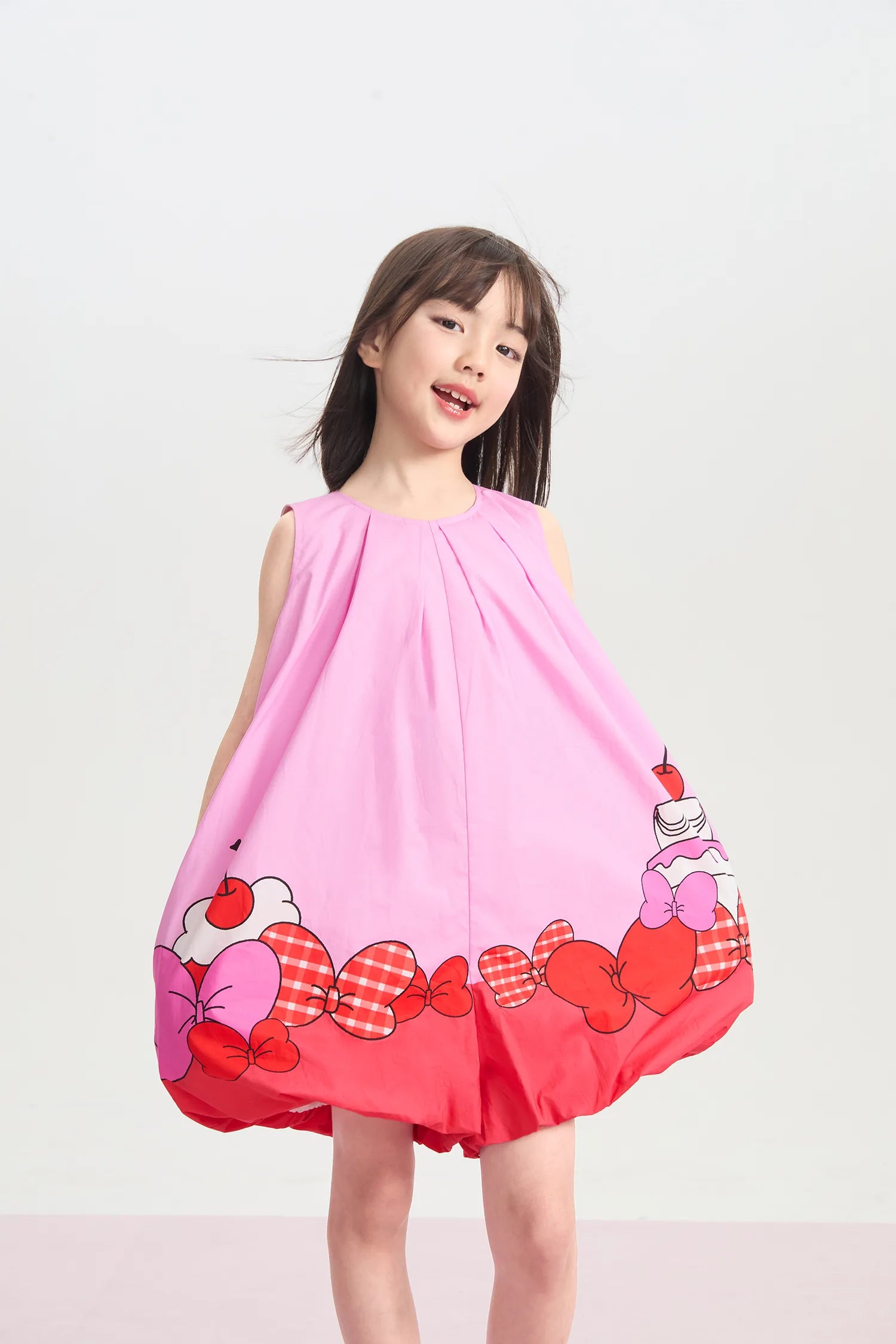 Bow and Cake Romper Skort by Poco Blush, image 2