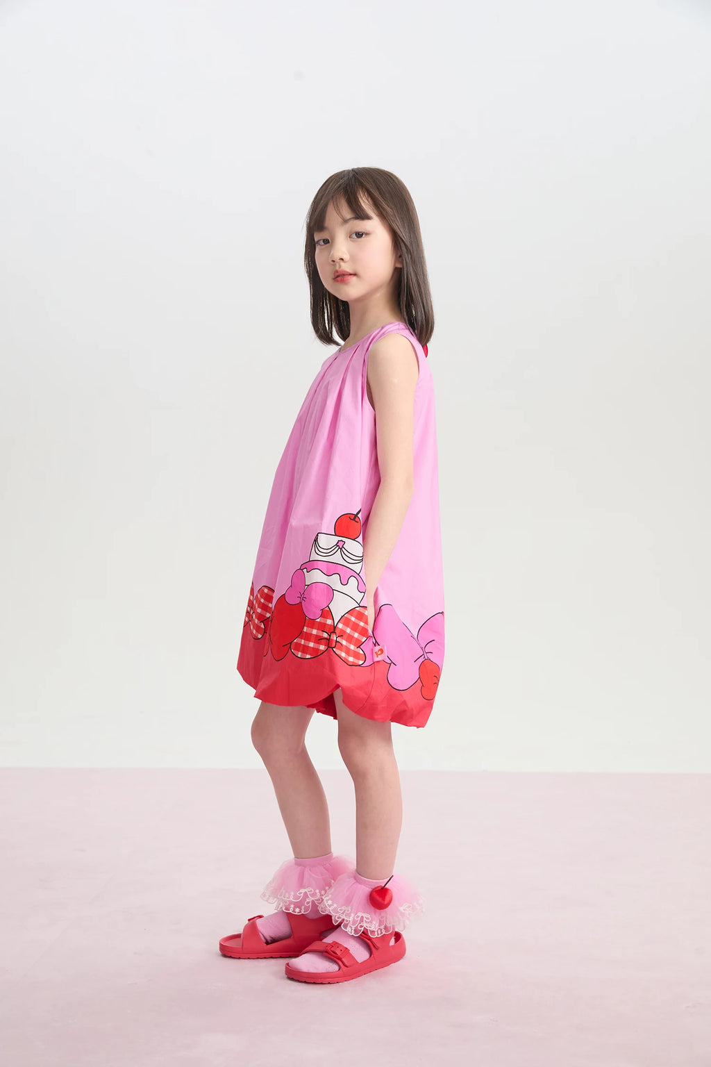 Bow and Cake Romper Skort by Poco Blush, image 9
