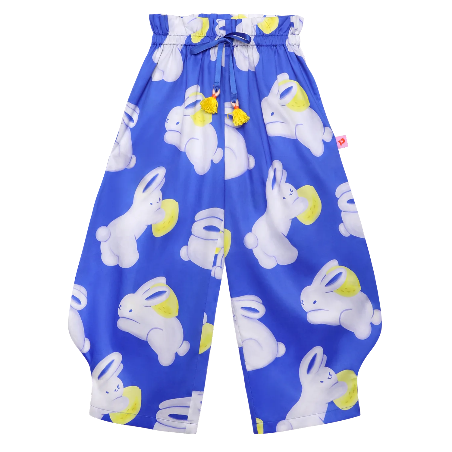 Klein Blue Bunny Mermaid Pants by Poco Blush