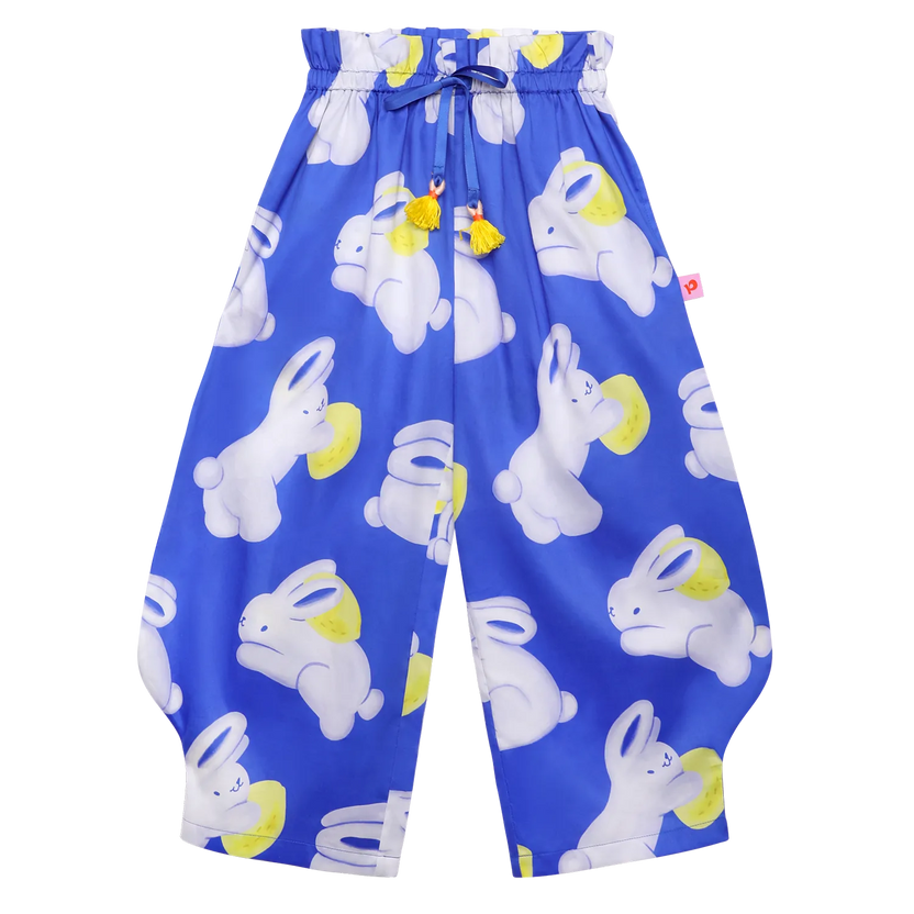 Klein Blue Bunny Mermaid Pants by Poco Blush