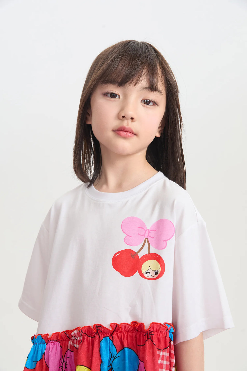 Big Bow Printed Dress by Poco Blush, image 8