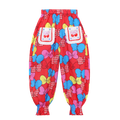 Big Bow Smocked-Hem Summer Pants by Poco Blush