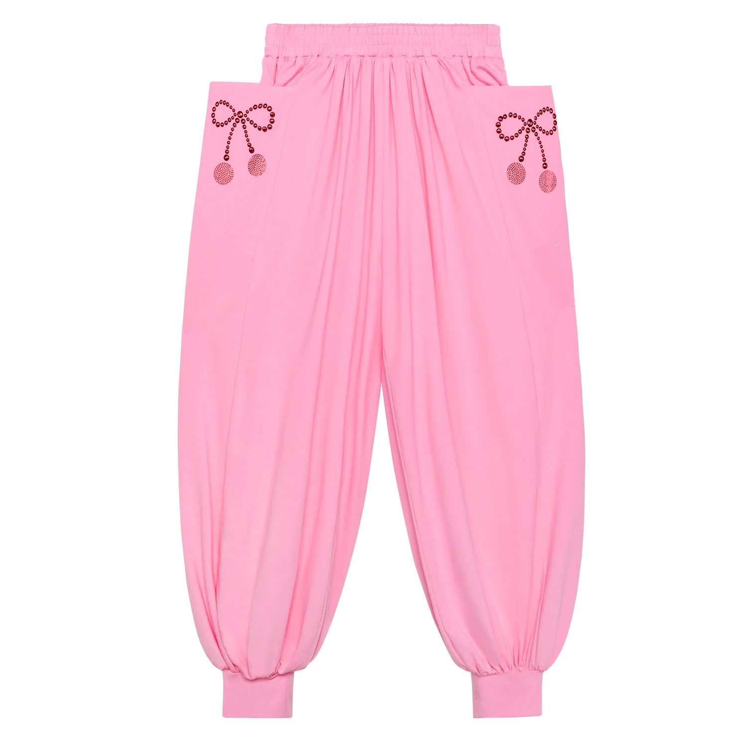 Lucky Cherry Cool-Drape Pants by Poco Blush