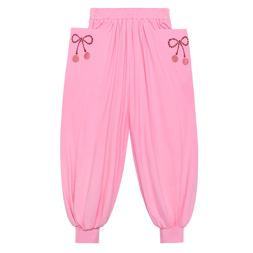 Lucky Cherry Cool-Drape Pants by Poco Blush