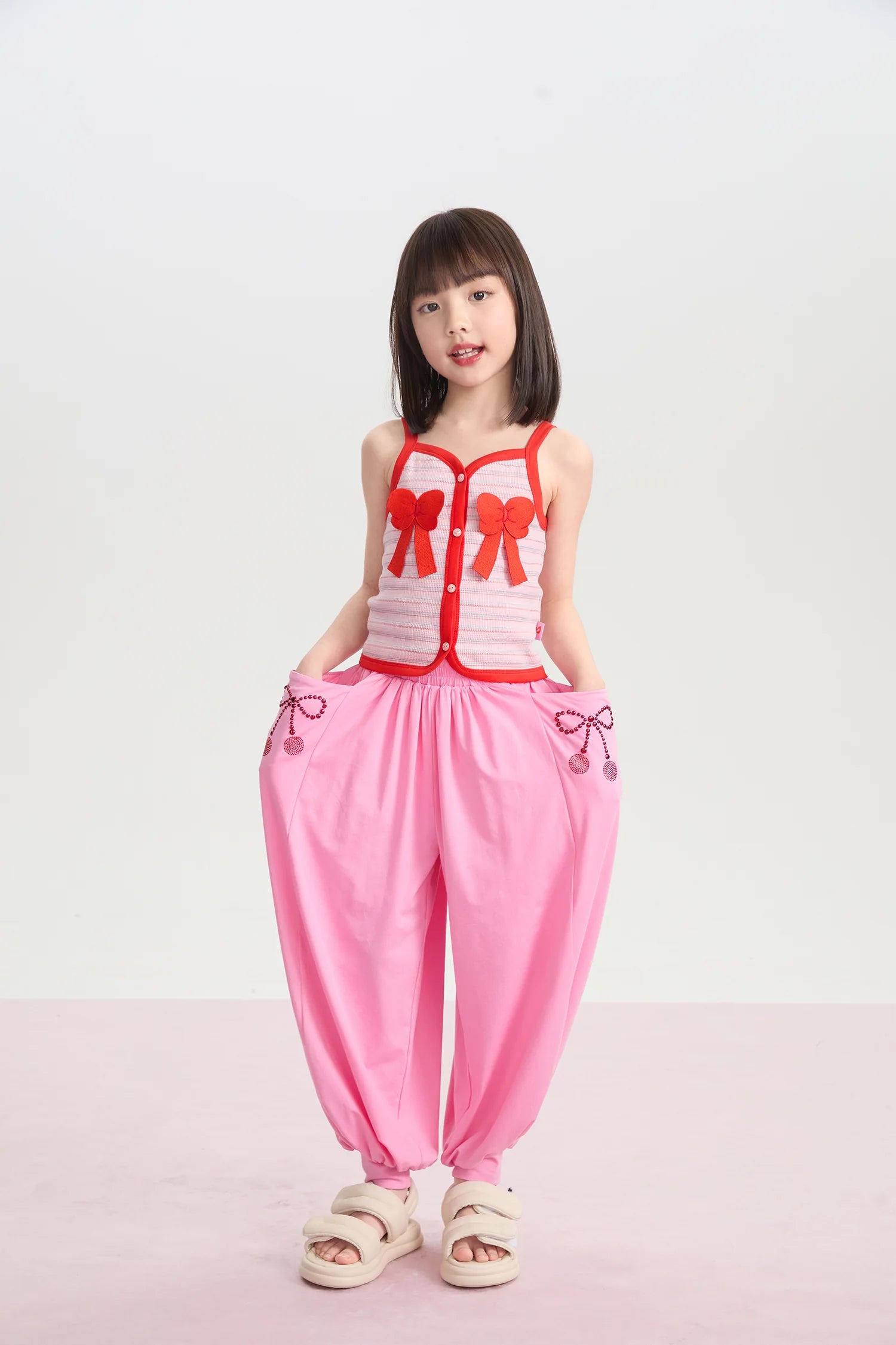 Lucky Cherry Cool-Drape Pants by Poco Blush, image 9