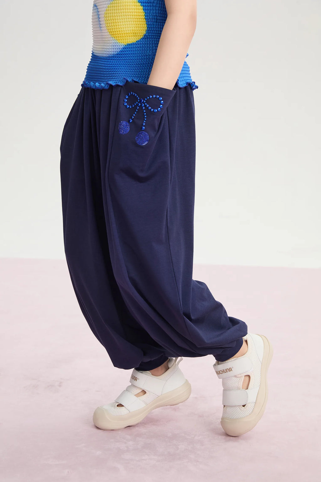 Lucky Cherry Cool-Drape Pants by Poco Blush, image 12