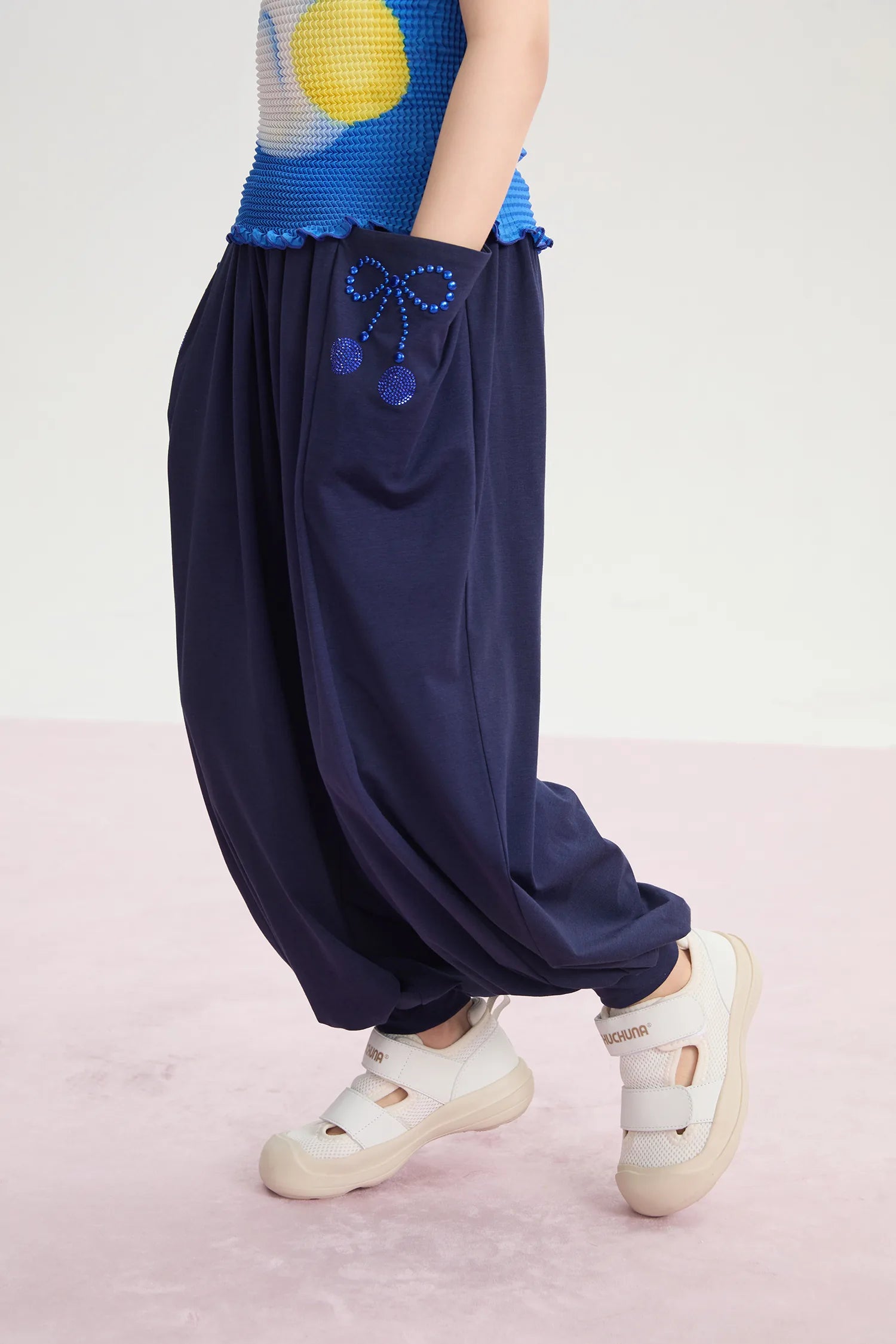Lucky Cherry Cool-Drape Pants by Poco Blush, image 12