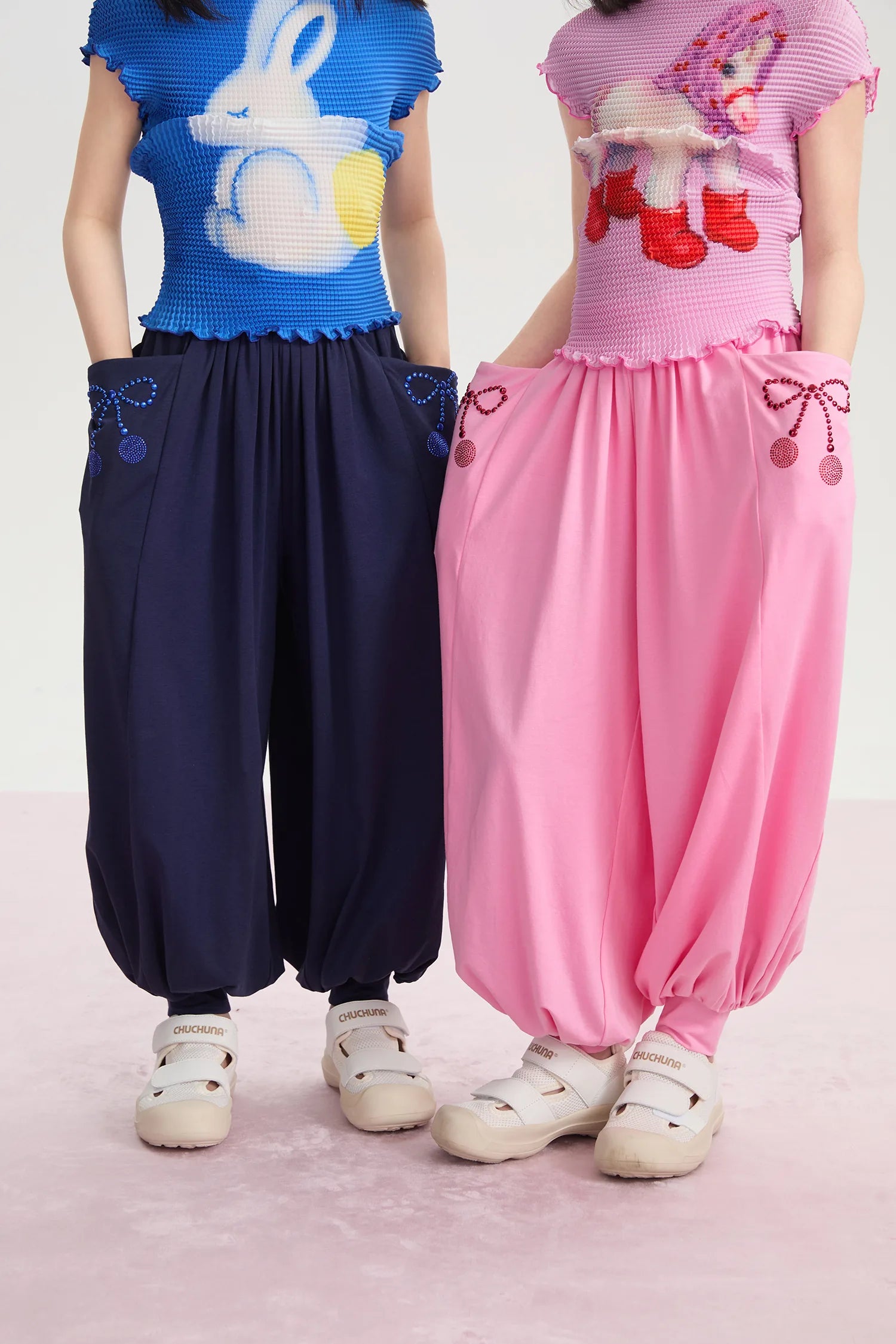 Lucky Cherry Cool-Drape Pants by Poco Blush, image 15