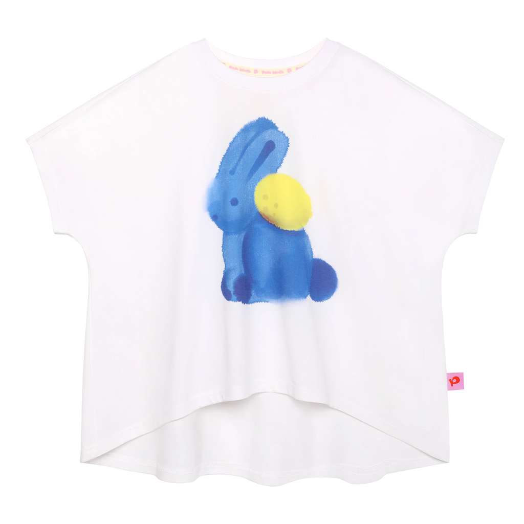 Bunny Ink-Wash Printed Tee by Poco Blush