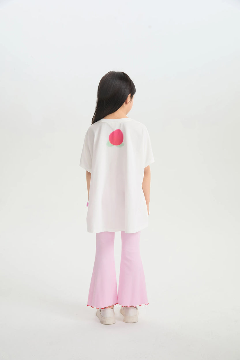 Pony Ink-Wash Printed Tee by Poco Blush, image 4