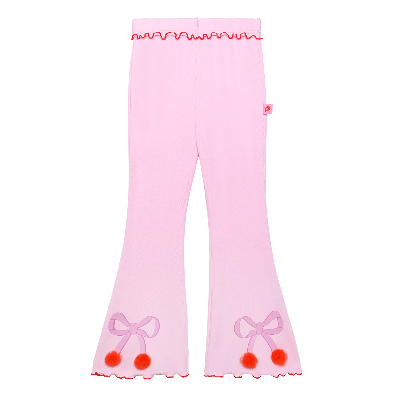 Pony Ink-Wash Flare Pants by Poco Blush