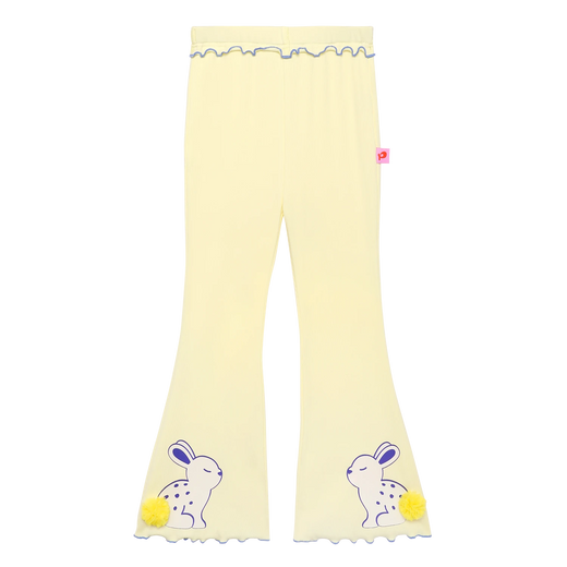 Bunny Ink-Wash Flare Pants