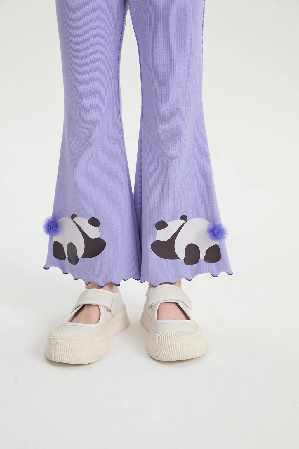 Panda Ink-Wash Flare Pants by Poco Blush, image 4