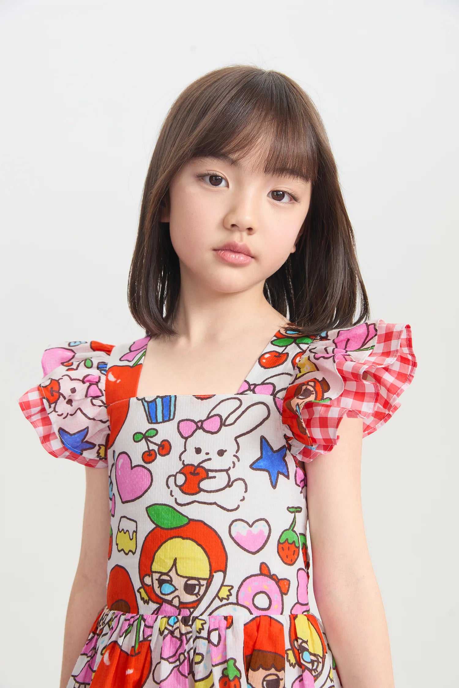 Popo and Coco Printed Dress by Poco Blush, image 8