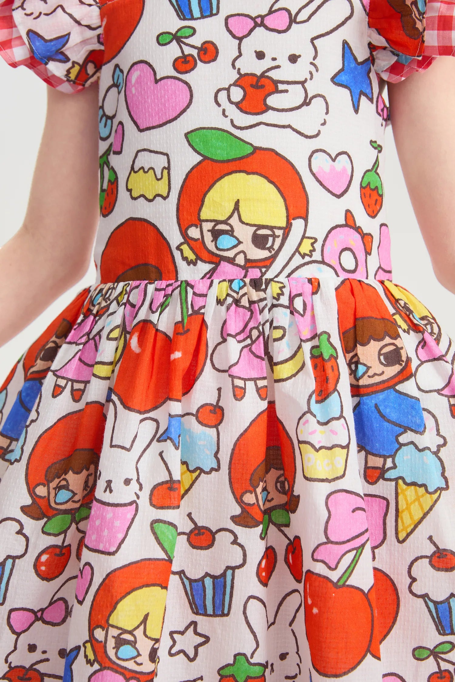 Popo and Coco Printed Dress by Poco Blush, image 9