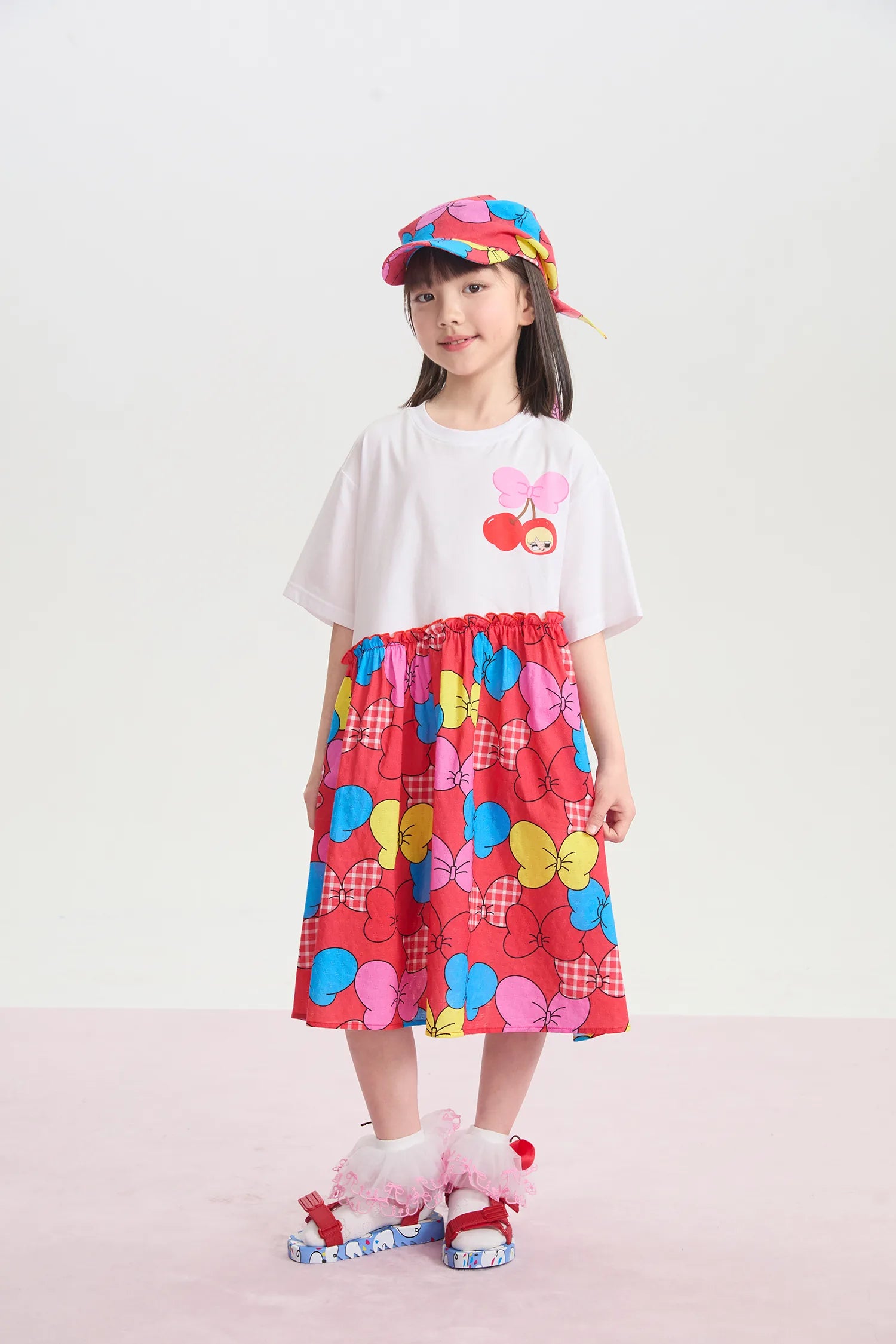 Big Bow Scarf Baseball Cap by Poco Blush, image 10