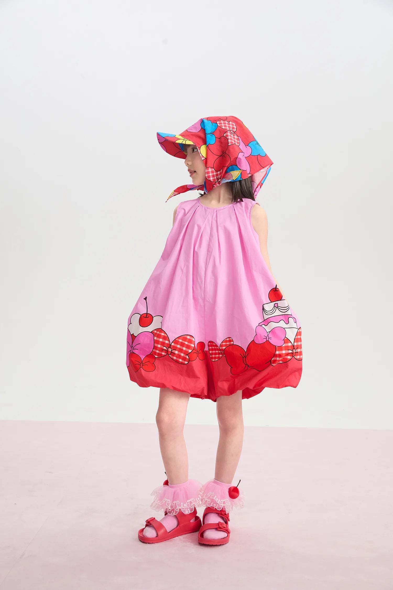 Big Bow Scarf Baseball Cap by Poco Blush, image 11