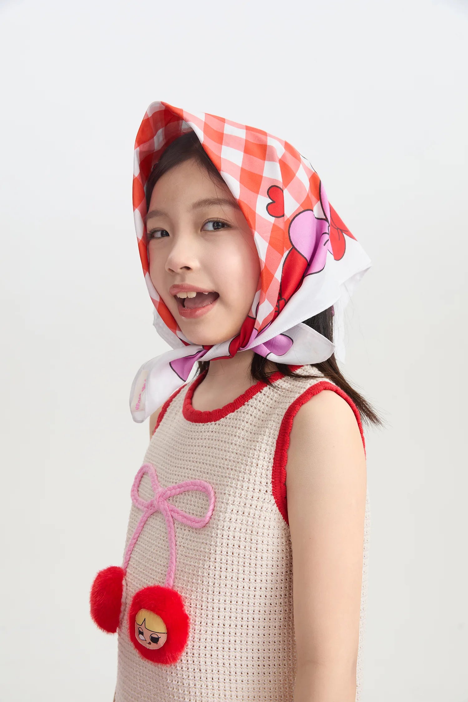 Lucky Cherry Openwork Knit Set by Poco Blush, image 6