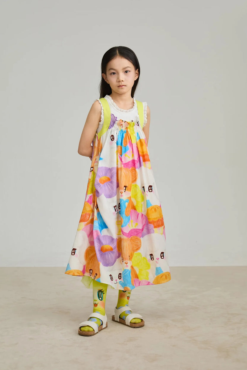 Animal Tea‑Party Smocked Maxi Dress by Poco Blush, image 20