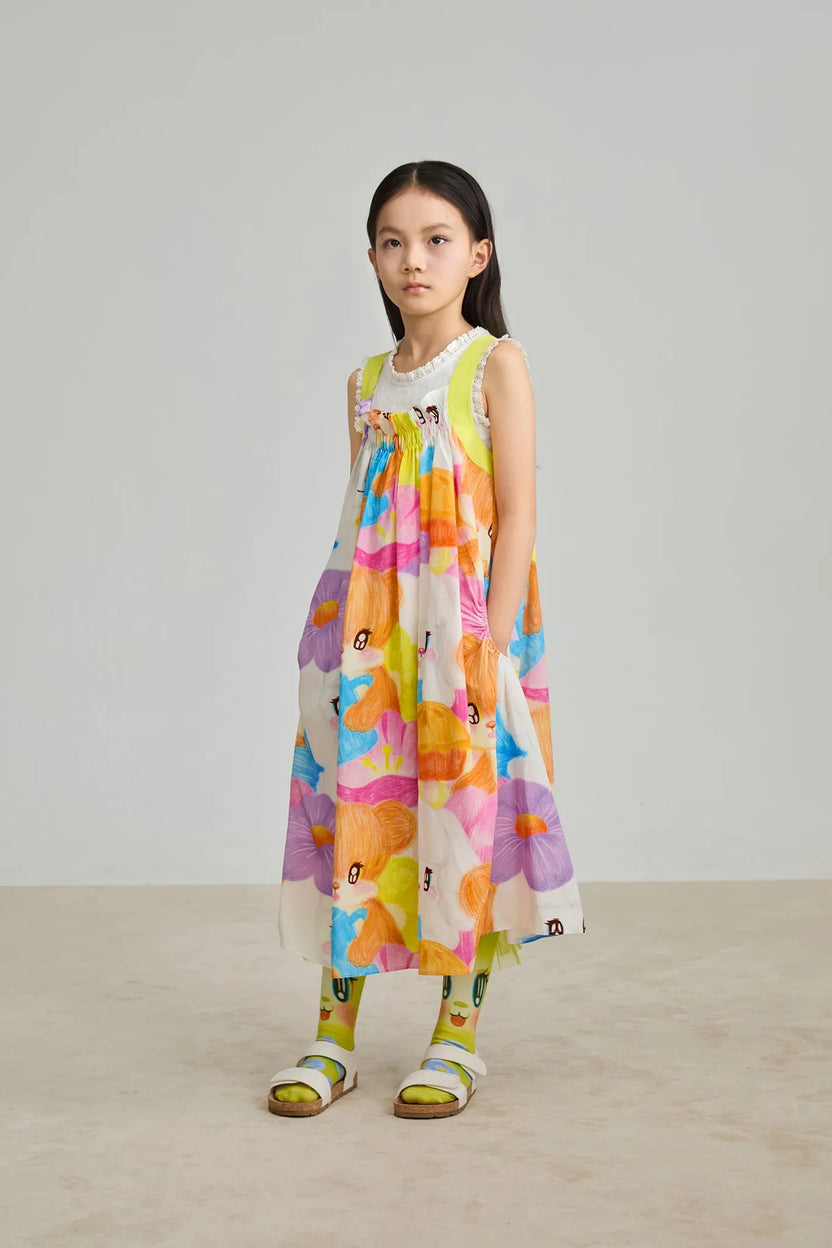 Animal Tea‑Party Smocked Maxi Dress by Poco Blush, image 17