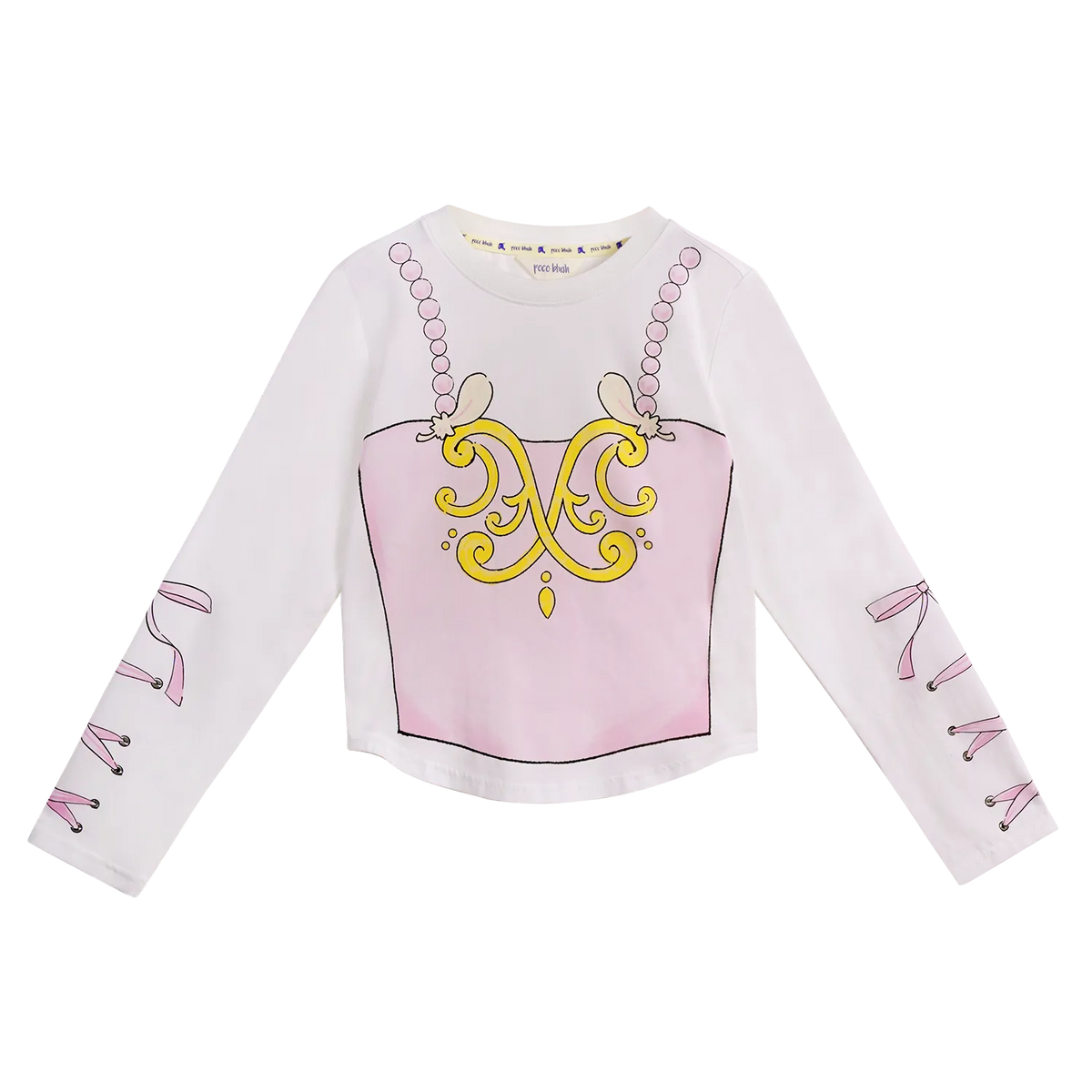 Ballet-Inspired Feather Tee by Poco Blush