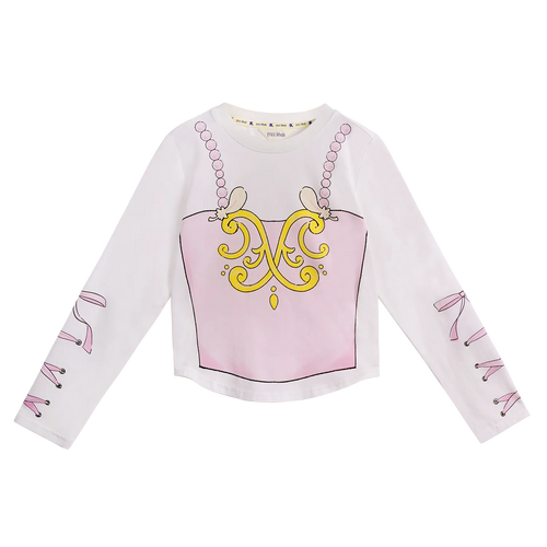 Poco Blush Ballet-Inspired Feather Tee