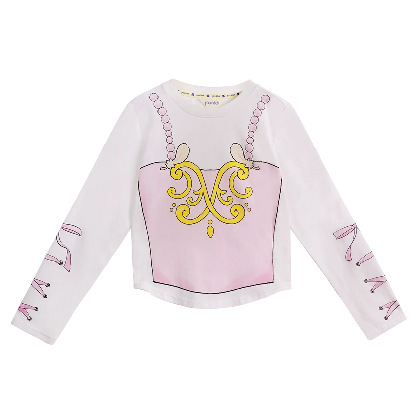 Ballet-Inspired Feather Tee by Poco Blush