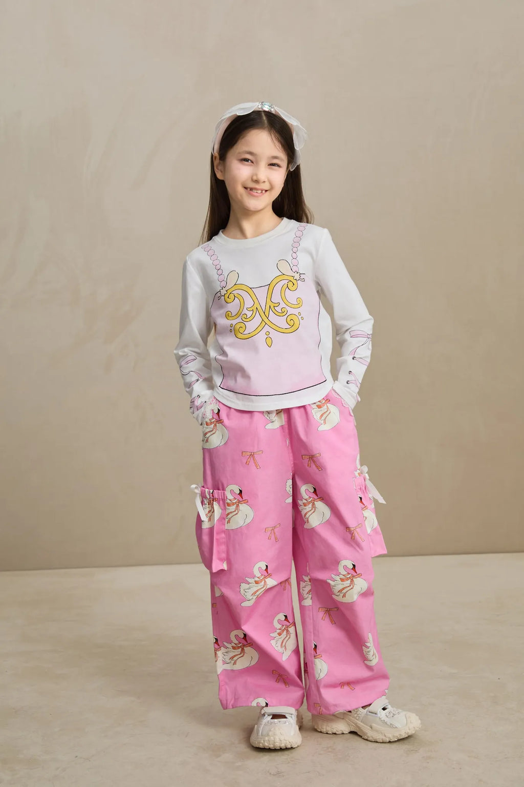 Poco Blush Ballet-Inspired Feather Tee