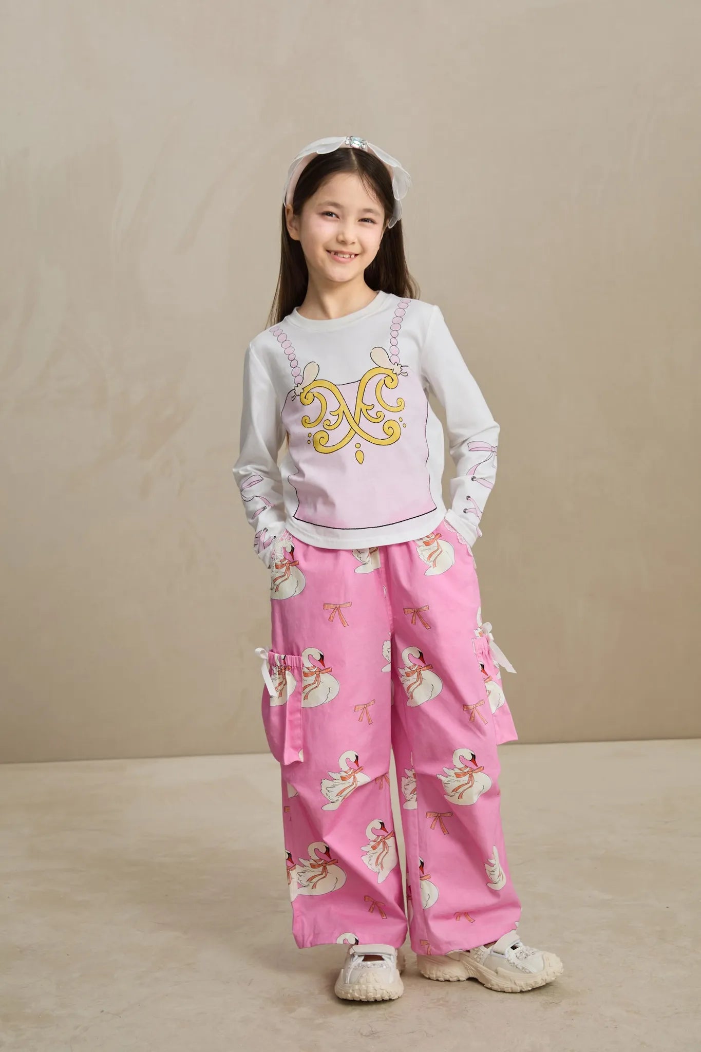 Poco Blush Ballet-Inspired Feather Tee