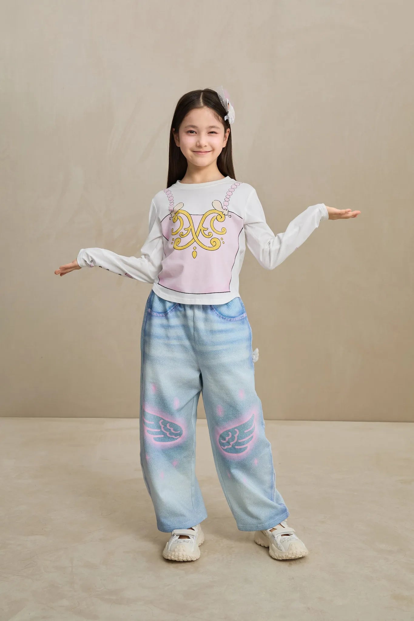 Poco Blush Ballet-Inspired Feather Tee